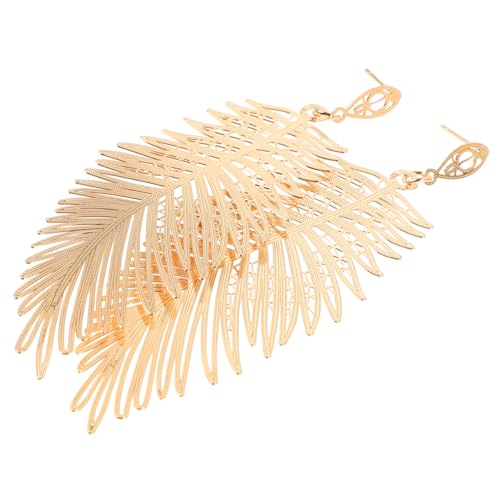 Holibanna Vintage Ohrhänger Goldenem Legierungsmetall Kreatives Design Langlebiger Schmuck für Damen Geeignet für Alltag Party Hochzeit und von Holibanna