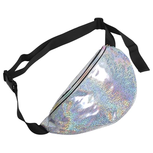 Holibanna Waist Pack Für Damen Verstellbare Gürteltasche Für Jogging Wandern Und Outdoor-aktivitäten Große Kapazität Multifunktional Und Komfortabel Für Lange Tragezeiten Silberne - von Holibanna