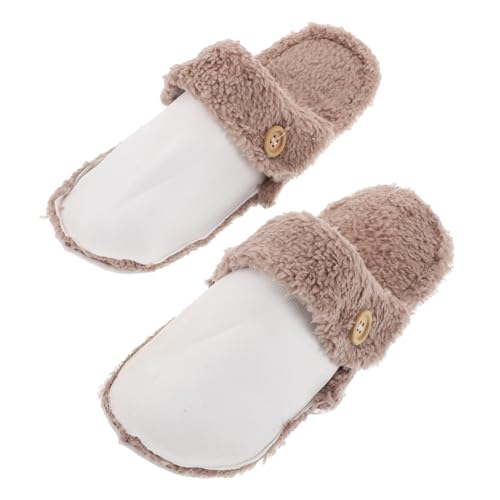 Holibanna Warm und Gemütlich Plüsch Innensohlen für Hausschuhe und Booties Abnehmbare Weiche Schlupfeinlagen für Damen Winterschuhe Rutschfest und Warm für Drinnen und Draußen von Holibanna