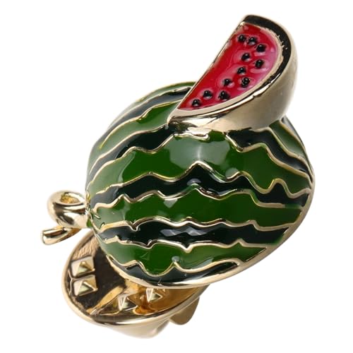 Holibanna Wassermelonen Brosche Clip für Damen Stilvoller Anstecker zur Dekoration von Cardigans Pullovern Schals Leichtes Langlebiges Design für Sicheres von Holibanna