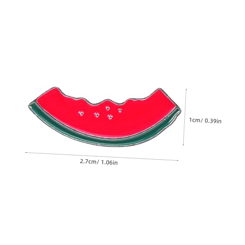 Holibanna Wassermelonen brosche aus Robustem Legierungsmetall Kreative Frucht anstecknadel Vielseitiges Schmuck accessoire für Jacken Kleider Schals Modisches Geschenk für Damen und Herren von Holibanna
