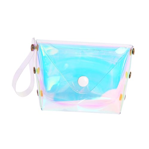 Holibanna Münzbörse Aus Kunststoff Und Leicht Tragbar Modische Brieftasche Als Wechseltasche Oder Make-up-Tasche Geeignet Geldbeutel Für Münzen Kleingeld Und Gefaltete Scheine von Holibanna