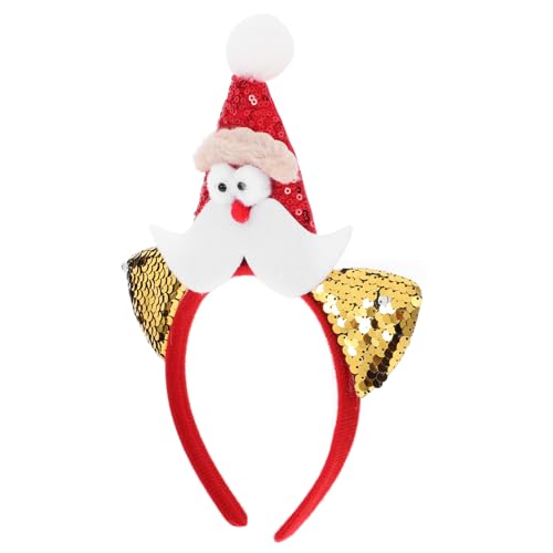 Holibanna Weihnachts-stirnband Für Partys Niedlicher Haarreif Mit Weihnachtsmotiv Für Xmas-feiern Und Familienfeste Langlebig Und Bequem Perfektes Fotorequisit Für Festliche Anlässe von Holibanna