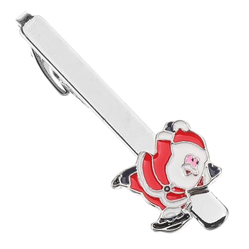 Holibanna Weihnachtlicher Krawattenclip Mit Weihnachtsmann- Stilvolle Krawattennadel Für Festliche Anlässe Als Für Zu Feiertagen Und Partys von Holibanna