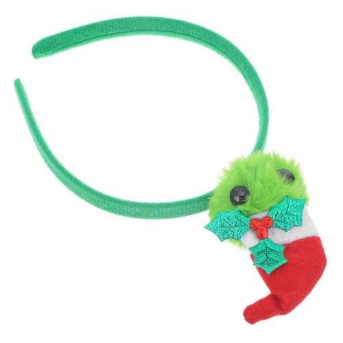 Holibanna Weihnachts-haarreif Für Damen Lustiges Xmas Party Accessoire Mit Plüschball Geeignet Für Familienfeiern Und Cosplay Dekoratives Stirnband Für Unvergessliche Momente von Holibanna