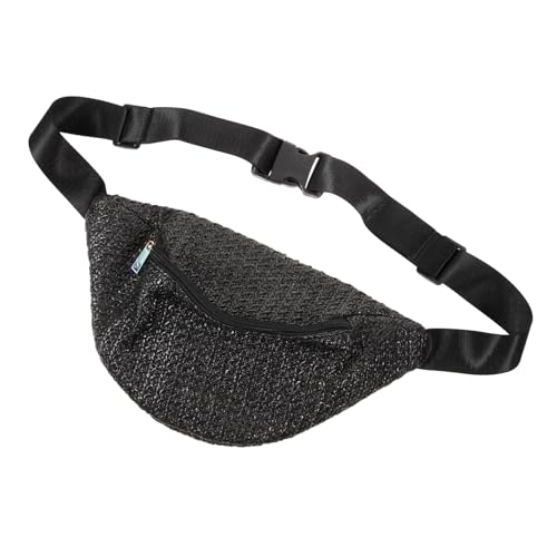 Holibanna Woven Waist Bag für Damen Verstellbare Gürteltasche im Modischen Design als Bauchtasche oder Umhängetasche für Freizeit und Reisen Leichte und Strapazierfähige Handtasche Kompakt von Holibanna
