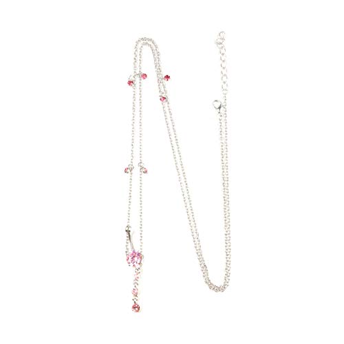 Holibanna bauchkette strass taille kette körper kette kristall tropfen anhänger nabel piercing körperschmuck für dame mädchen frauen (rosa) von Holibanna