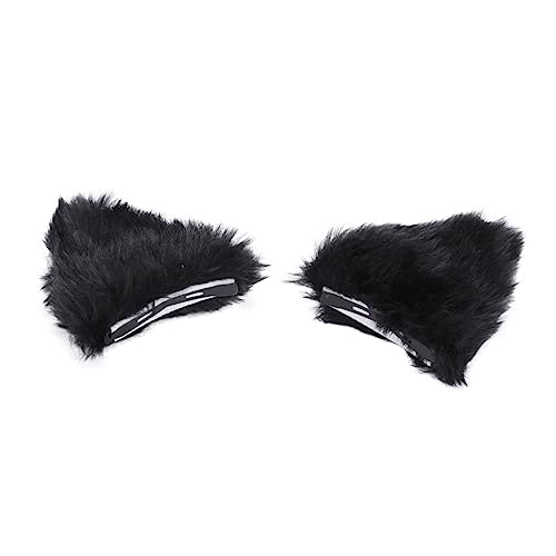 Holibanna tierischer Ohrclip Haarreifen für Katzenohren süße Lolita Cosplay Haarspange Haarnadel kuscheltier Party-Kopfschmuck entzückende Kopfbedeckung Süss Fuchs Katzenfrau Kind Flanell von Holibanna