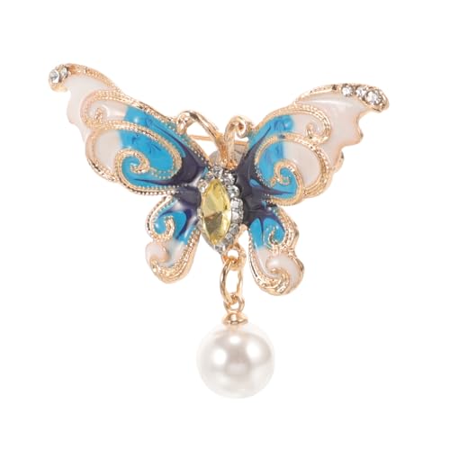 Schmetterlingsbrosche für Damen Anstecknadel für Kleidung Widerstandsfähig Langlebig für Besondere Anlässe Wie Weihnachten oder Geburtstage von Holibanna