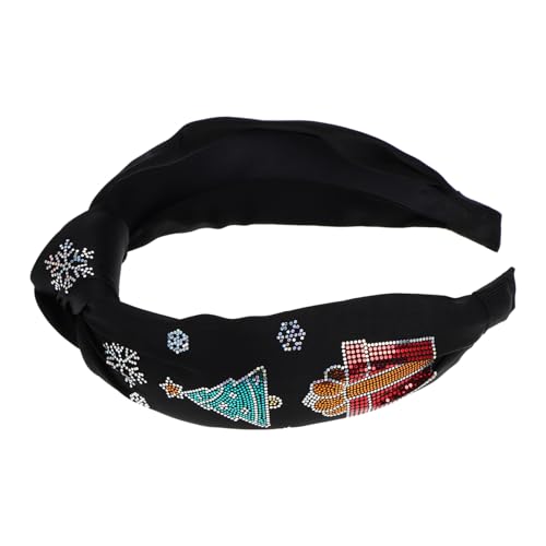 Holibanna Elegantes Geknotetes Weihnachtsstirnband Für Damen Stilvolles Haaraccessoire Für Festliche Anlässe Für Weihnachten Und Silvester Leicht Und Bequem Zu Tragen Perfekter Begleiter von Holibanna