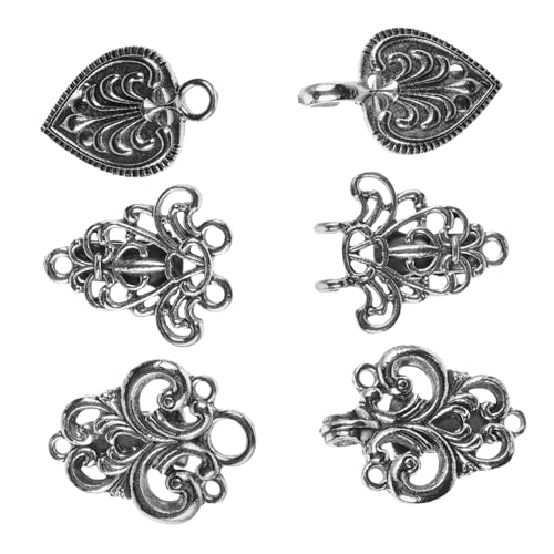 Vintage Hanfu Qipao Schal Clip für Damen Retro Nähverschluss Teiliges für Besondere Anlässe Exquisites Design Langlebige Handwerkskunst von Holibanna