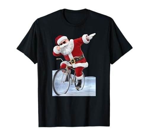 Dabbing Weihnachtsmann Fahrrad Radfahren Weihnachten Kinder Jungen Fahrrad T-Shirt Dabbing Weihnachtsmann Fahrrad Radfahren Weihnachten Kinder Jungen Fahrrad T-Shirt von Holiday Bicycle Rider Apparel