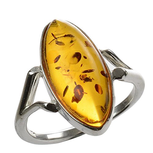 HolidayGiftShops Sterling Silber und Baltischer Bernstein Ring Herbst Größe: 5 HolidayGiftShops Sterling Silber und Baltischer Bernstein Ring Herbst Größe: 5 von HolidayGiftShops