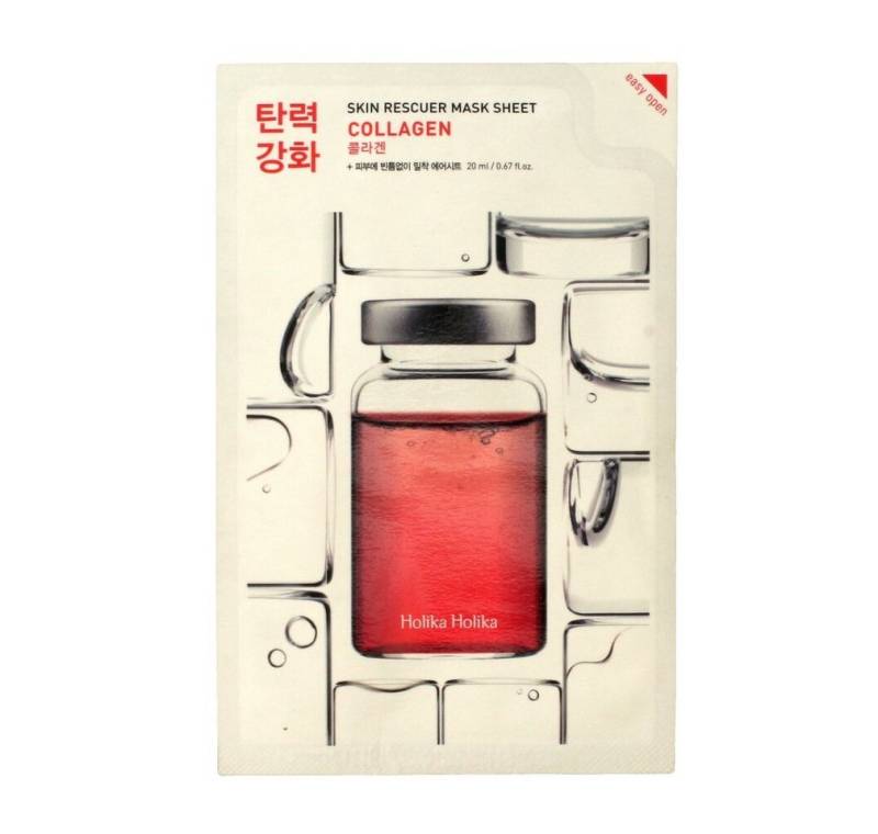 Holika Holika Gesichtsmaske Haut Rescuer Collagen Face Mask Sheet 20ml von Holika Holika