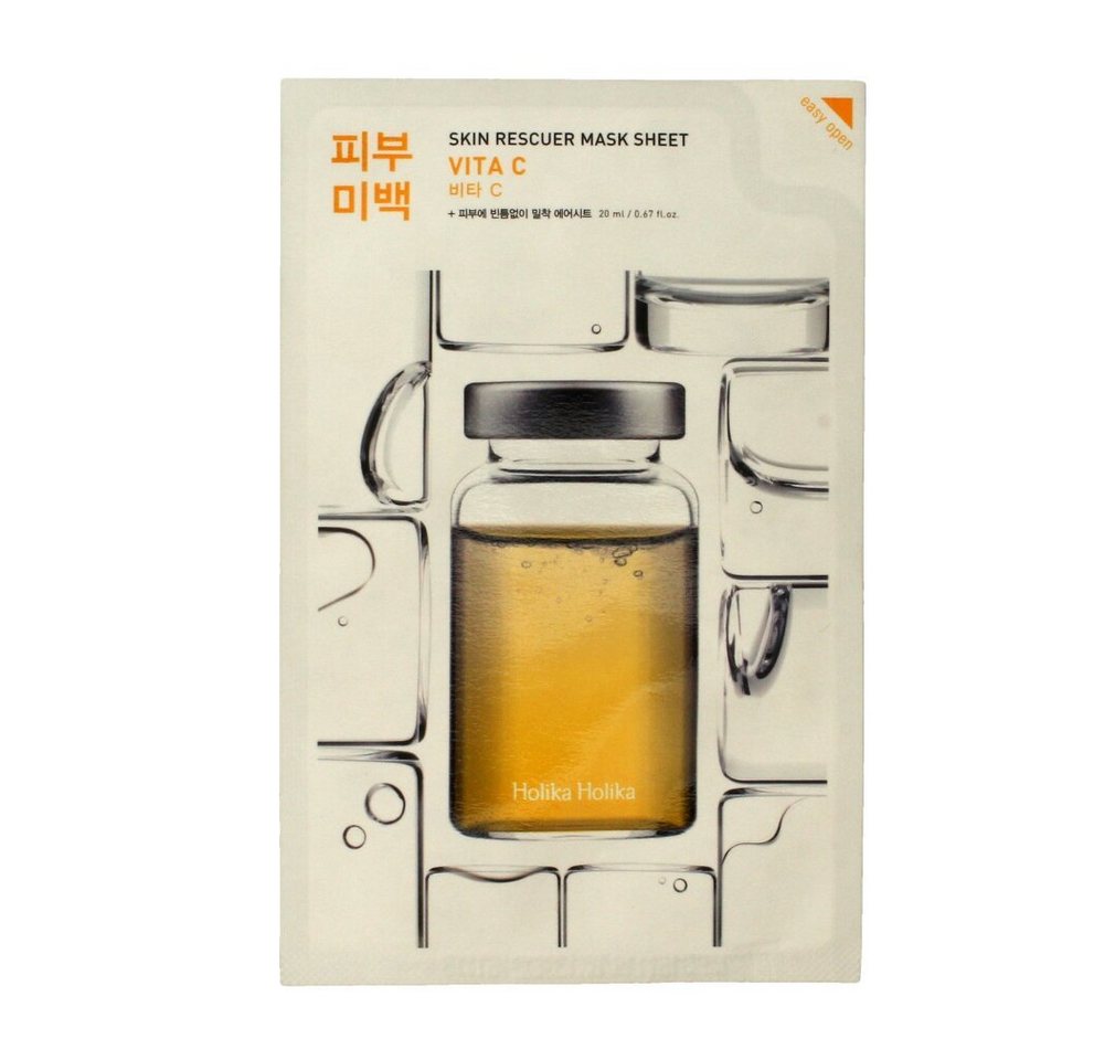 Holika Holika Gesichtsmaske Haut Rescuer Vita C Face Mask Sheet 20ml von Holika Holika