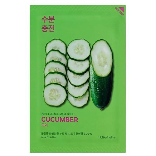 Holika Holika - Pure Essence Mask Sheet - Cucumber - 1stück Holika Holika - Pure Essence Mask Sheet - Cucumber - 1stück von Holika Holika
