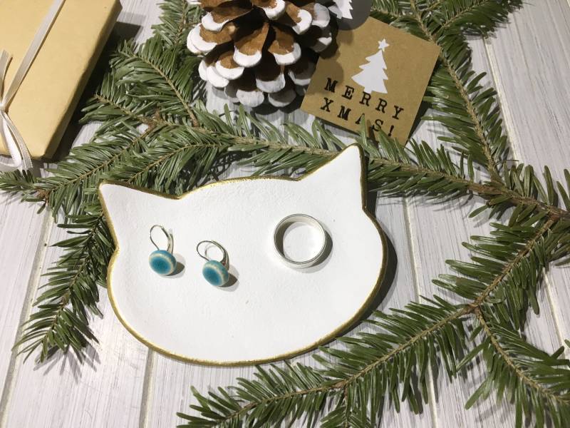 Schmuckschale Katze Geschenkidee Mit Goldrand Klein Weihnachten Wichteln Kollegin Schmuckschale Katze Geschenkidee Mit Goldrand Klein Weihnachten Wichteln Kollegin von Hollabusch