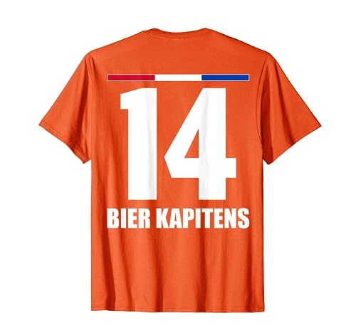 Holland Sauf Trikot Herren Bier Kapitens Saufnamen T-Shirt von Holland Sauf Trikot - Niederlande Trikot Merch