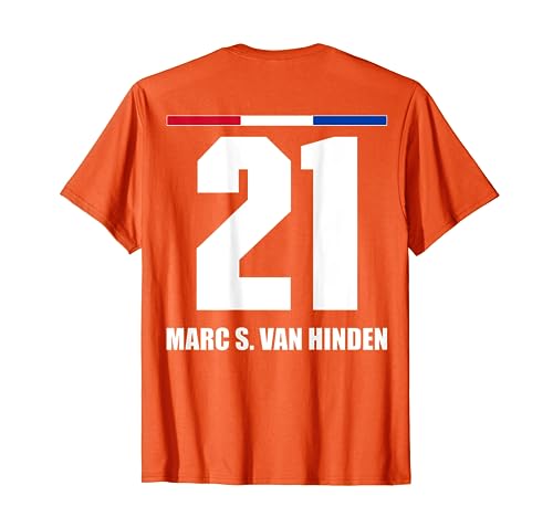 Holland Sauf Trikot Herren Marc S Van Hinden Saufnamen T-Shirt von Holland Sauf Trikot - Niederlande Trikot Merch