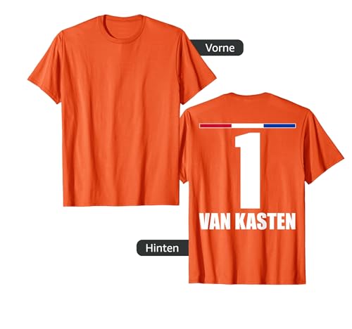 Holland Sauf Trikot Herren Van Kasten Saufnamen T-Shirt von Holland Sauf Trikot - Niederlande Trikot Merch