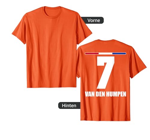 Holland Sauf Trikot Herren Van den Humpen Saufnamen T-Shirt von Holland Sauf Trikot - Niederlande Trikot Merch