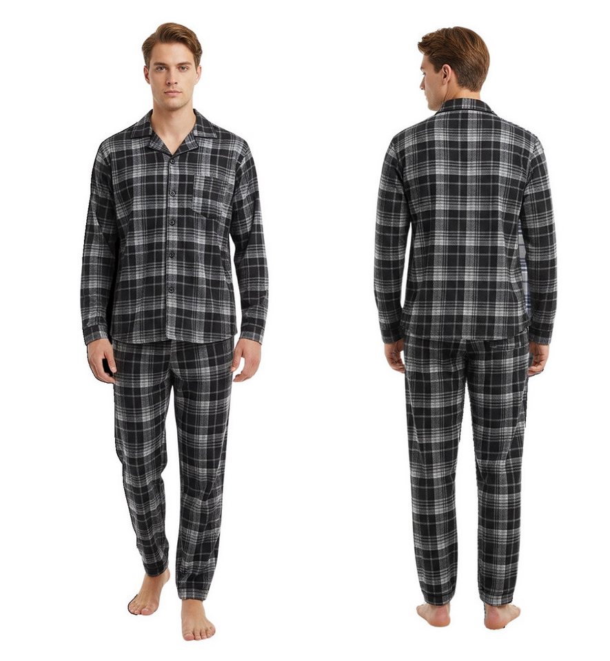 Holland Underwear Pyjama GIANVAGLIA Basic Herren Pyjama Schlafanzug 2502 Farbe: schwarz von Holland Underwear