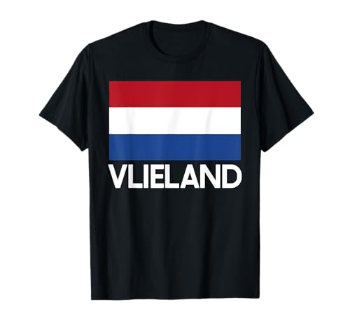 VLIELAND Niederlande Niederlande Flagge für Männer Frauen T-Shirt VLIELAND Niederlande Niederlande Flagge für Männer Frauen T-Shirt von Holland Village Town City Merch Stuff