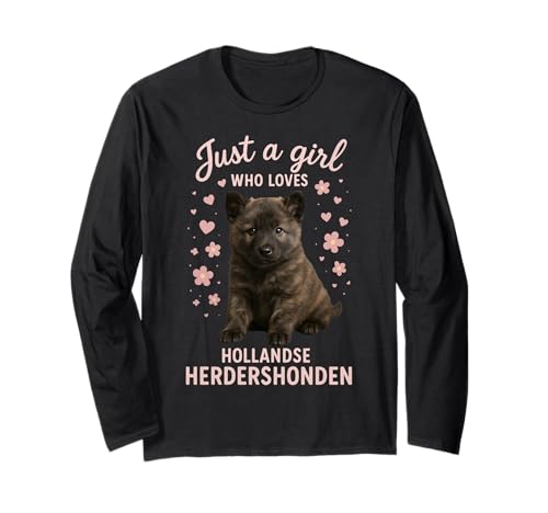 Nur EIN Mädchen, das Hollandse Herdershond liebt Langarmshirt von Hollandse Herdershond Dog