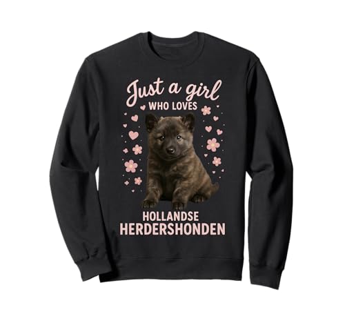 Nur EIN Mädchen, das Hollandse Herdershond liebt Sweatshirt von Hollandse Herdershond Dog