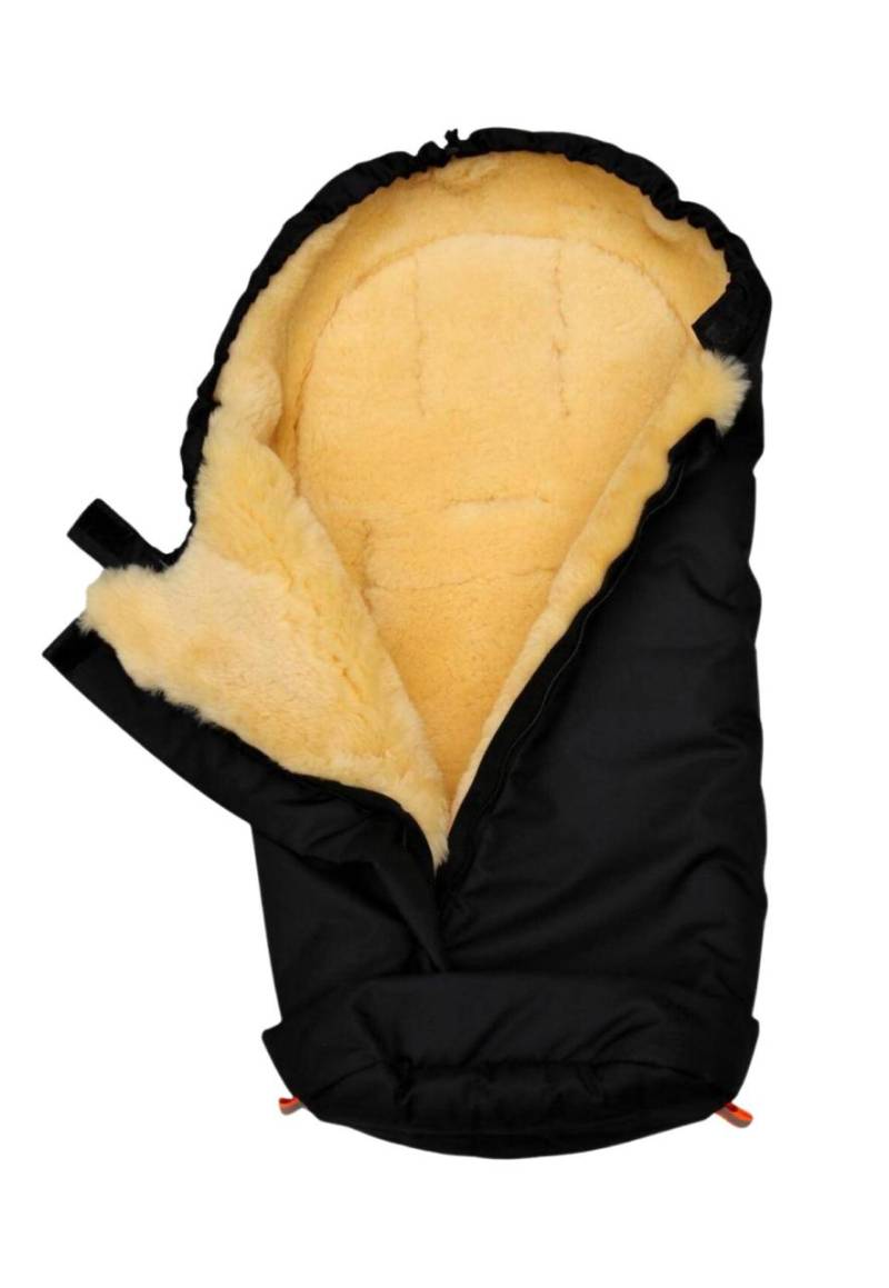 Lammfell - KINDERWAGEN FUßSACK Farbe: Grau von Hollert