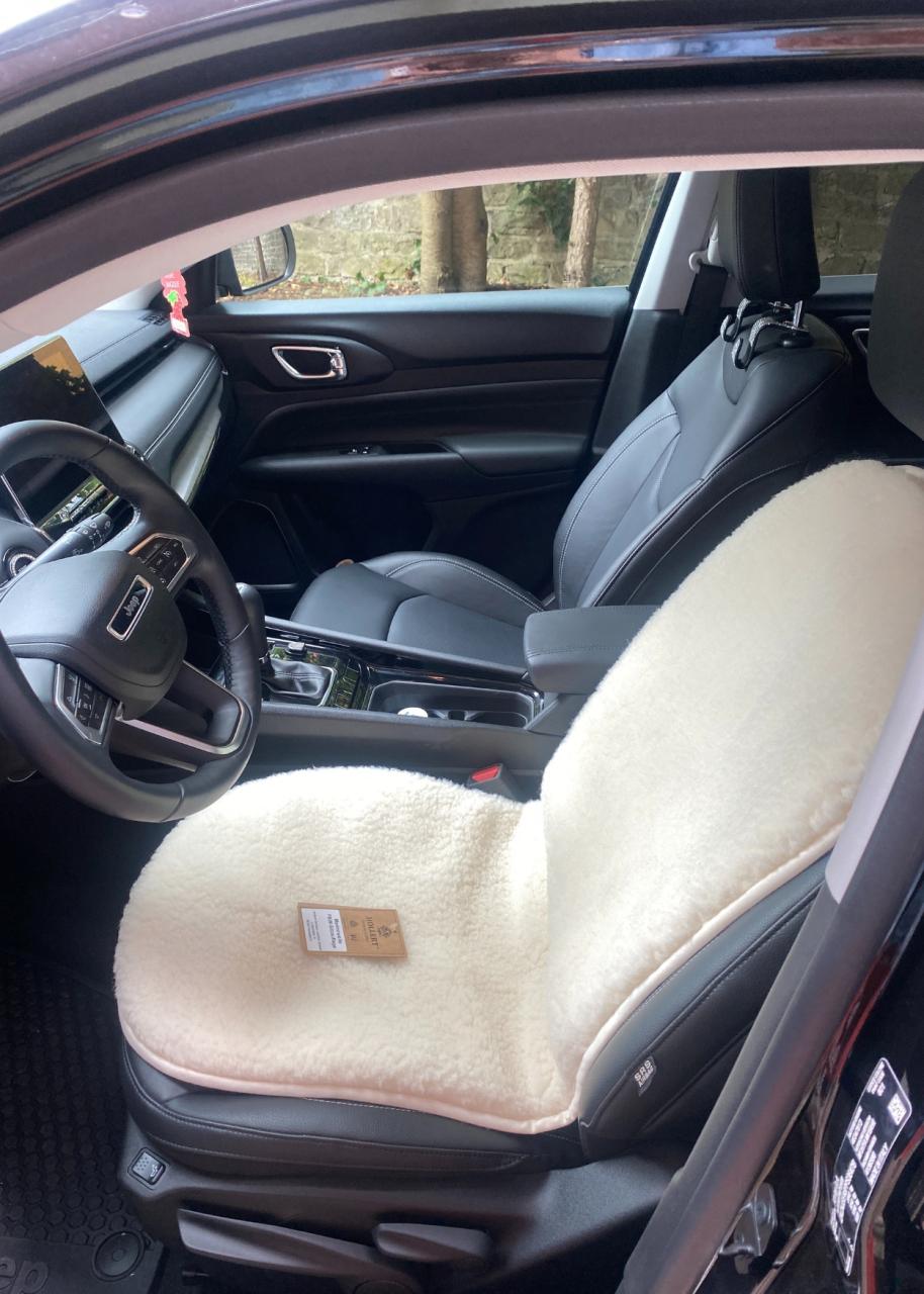 Autositzauflage aus Merinowolle Farbe: Grau Autositzauflage aus Merinowolle Farbe: Grau von Hollert