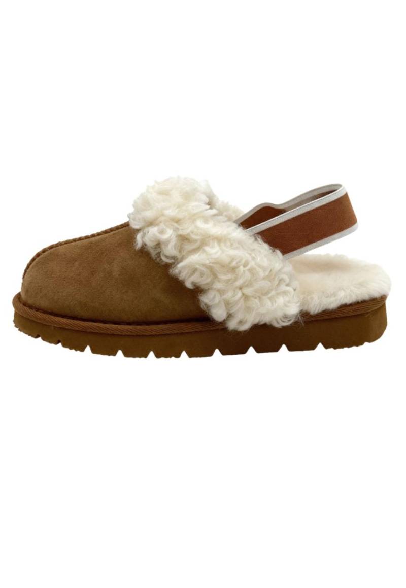 Calora Damen Lammfell-Slipper – Weichheit und Wärme in jedem Schritt Schuhgröße: EUR 41 von Hollert