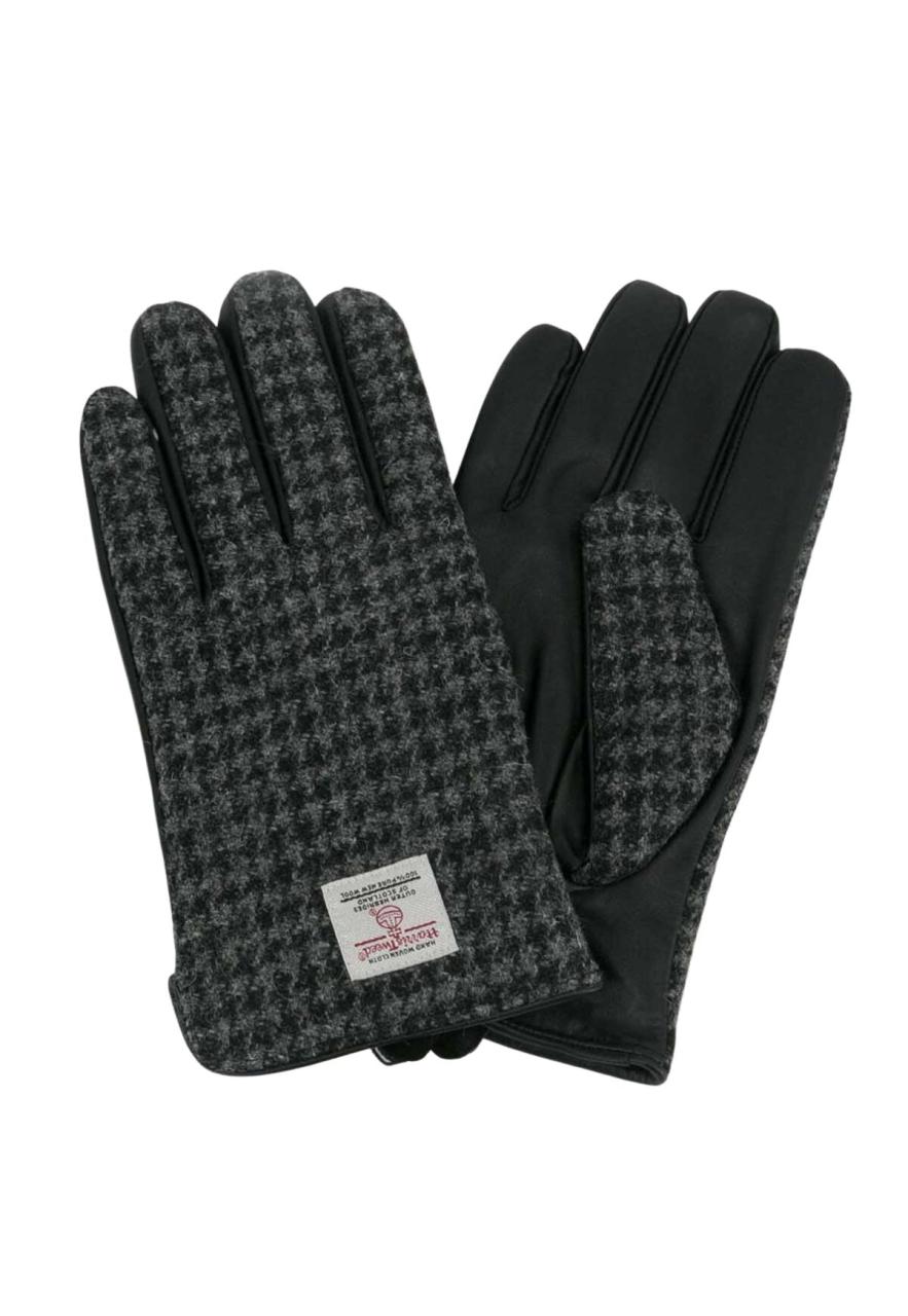 Herren Fingerhandschuhe aus Wolle Harris Größe: XL | Farbe: Grau Herren Fingerhandschuhe aus Wolle Harris Größe: XL | Farbe: Grau von Hollert