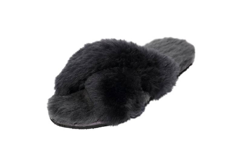 Hollert Damen Hausschuhe Florida gefüttert echt Merino Lammfell Pantolette von Hollert