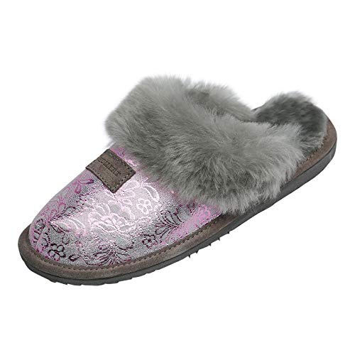 Hollert Lammfell Hausschuhe - Sydney Modell 9 Damen Pantoffeln Fellschuhe Puschen echtes Merino Schaffell Größe EUR 37 von Hollert