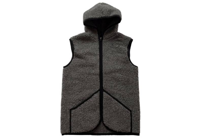 Hollert Longweste Wollweste Tafara Unisex Merinowolle warm & kuschelig von Hollert