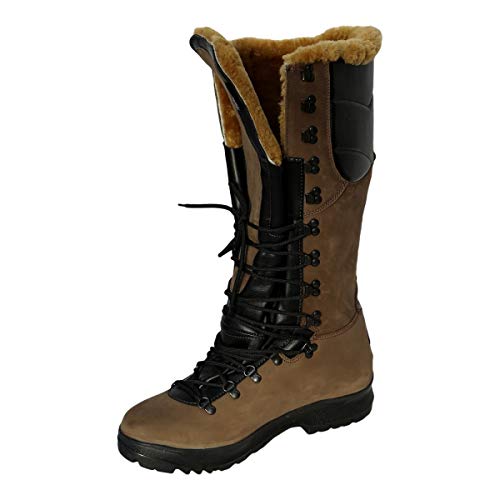 Hollert Straßenschuhe Boots HUBERTUS Wanderstiefel Winterstiefel echtes Merino Lammfell Echtleder Schuhgröße 43 von Hollert