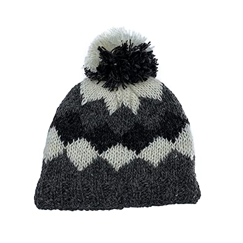 Hollert Unisex Strickmütze Oslo Modell 02 Merinowolle Wintermütze mit Bommel von Hollert