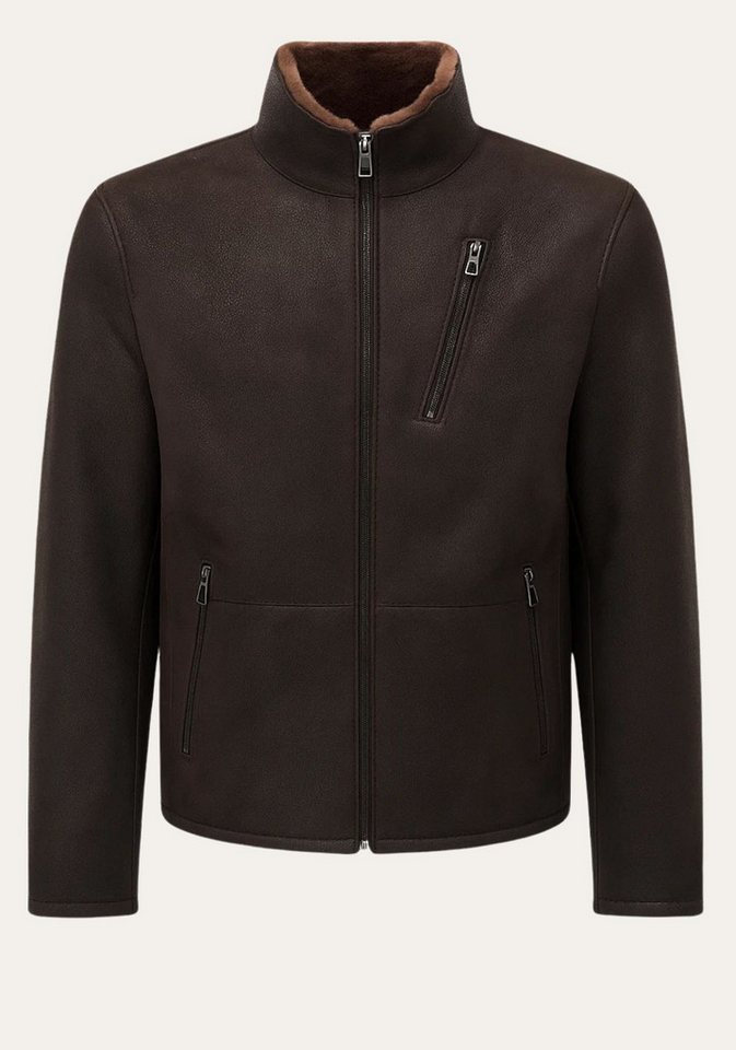 Hollert Winterjacke Lorenzo - Puristische Raffinesse aus Feinstem Lammfell von Hollert