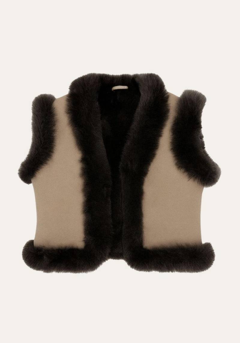 Kinder Lammfellweste Muckelchen Größe: 104 von Hollert