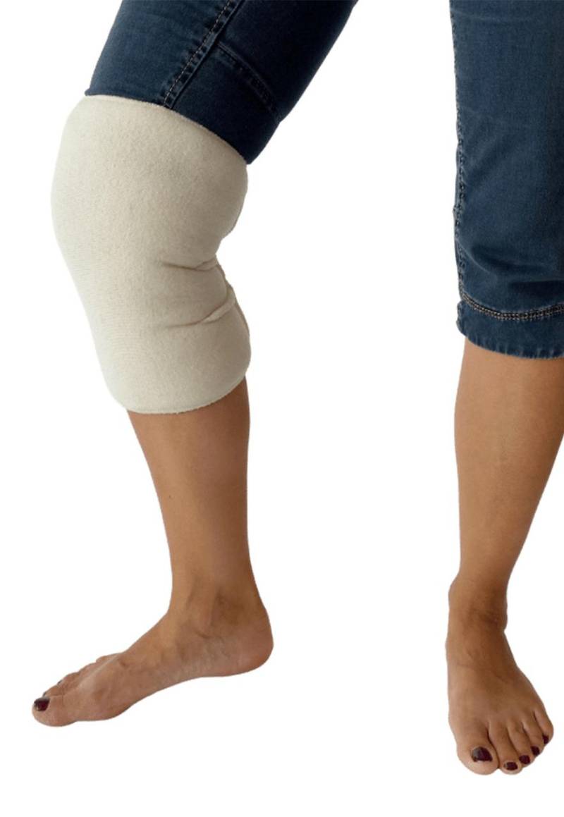 Kniewärmer Merinowolle elastisch Größe: XL von Hollert