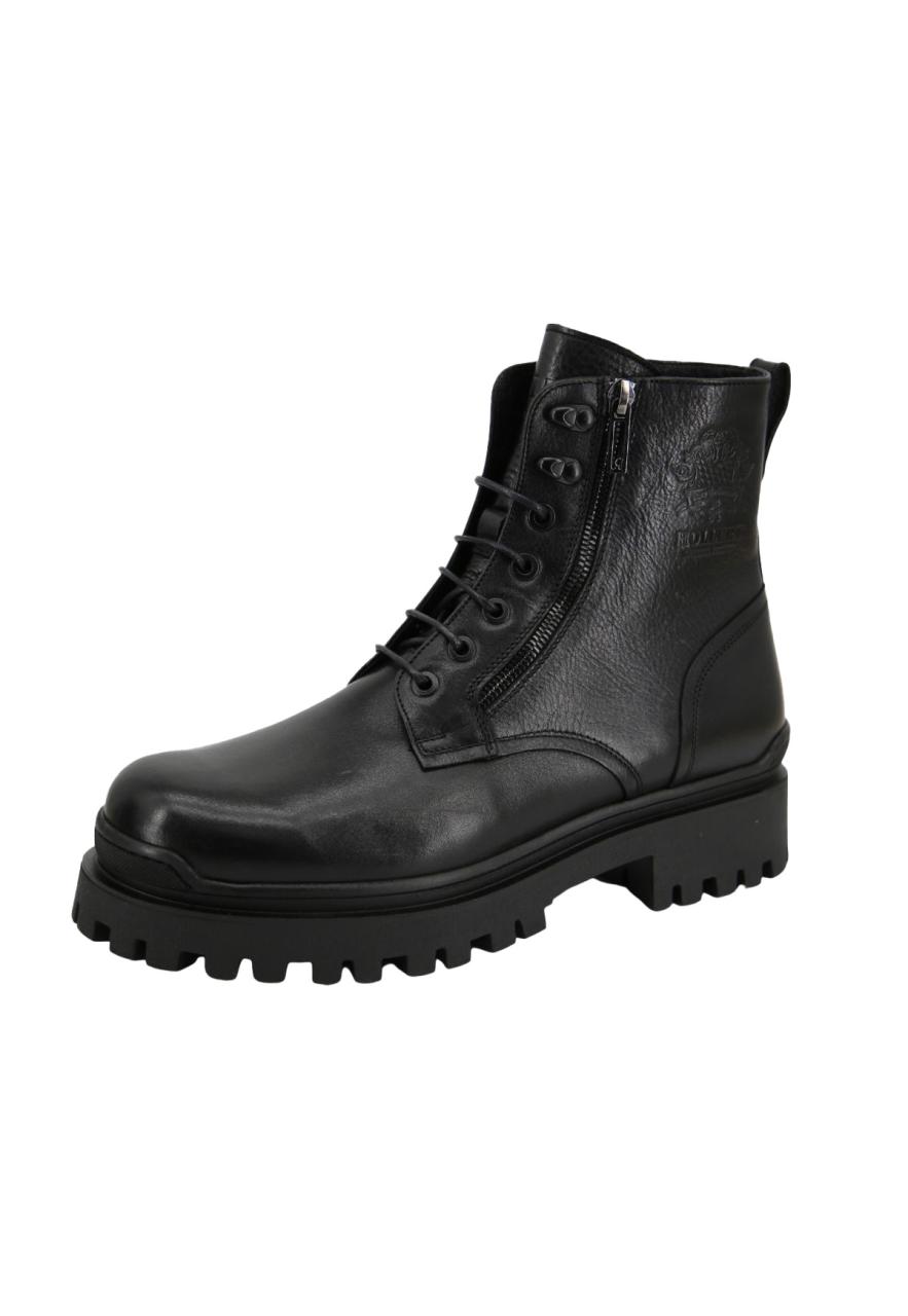 Lammfell Straßenschuhe Modell 0692 Schwarz Schuhgröße: EUR 42 von Hollert