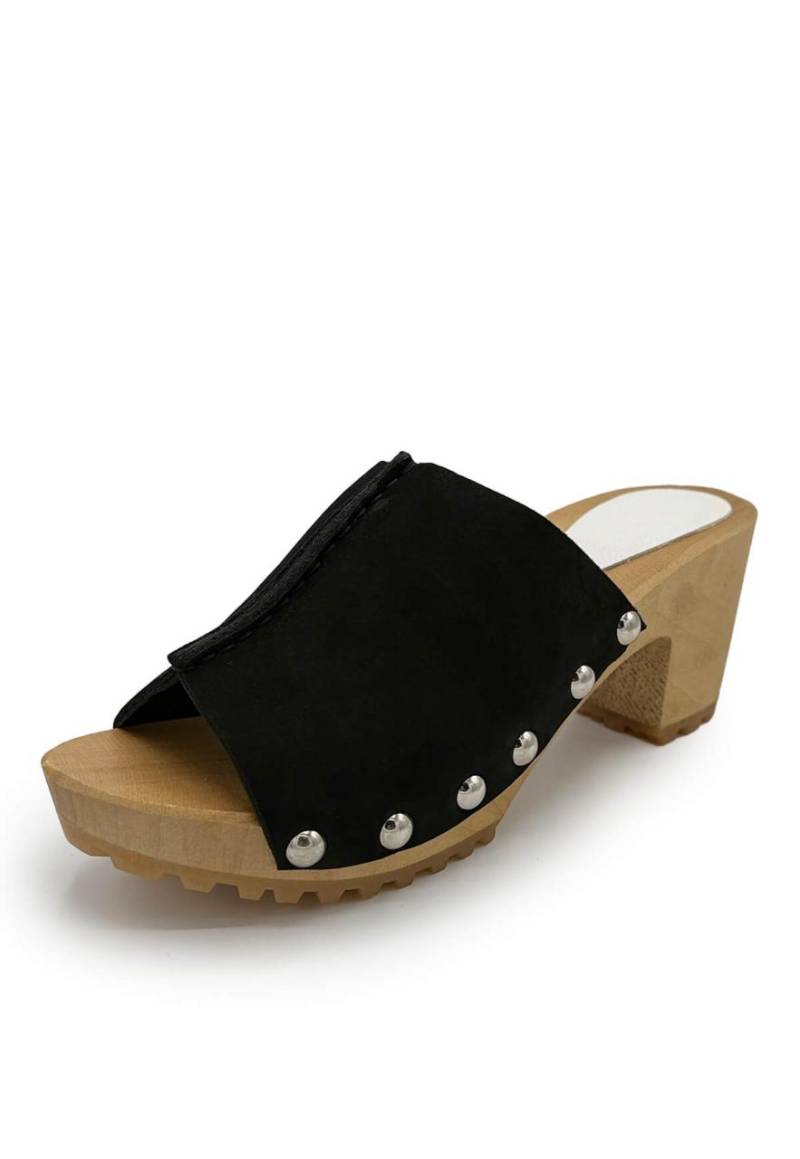 Leder-Clogs Schwarz Congo Schuhgröße: EUR 40 von Hollert