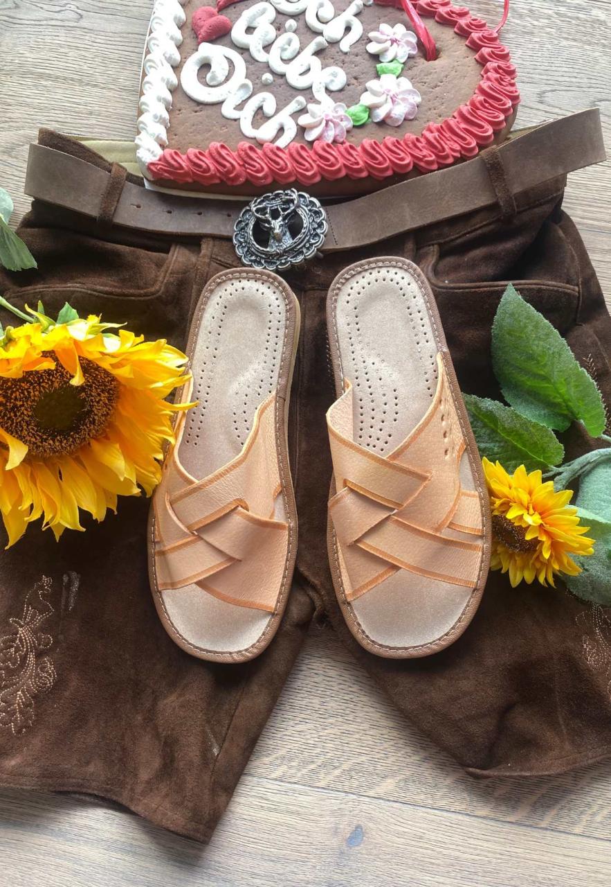 Leder-Pantoletten - SOMMER MODELL 3 Schuhgröße: EUR 40 von Hollert