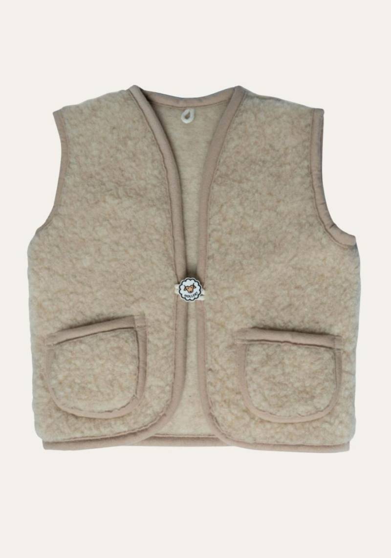 Merino Wollweste für Kinder - PINOCCHIO Farbe: Anthrazit | Größe: 98 von Hollert