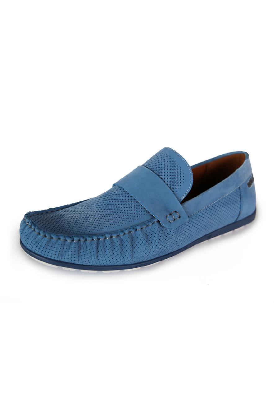 Mokassin GATSBY Modell 770 Schuhgröße: EUR 42 | Farbe: Blau von Hollert