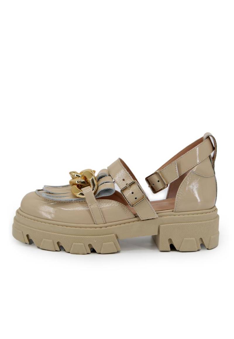 Plateau Sandalen aus Leder Modell 4883 Schuhgröße: EUR 38 | Farbe: Schwarz von Hollert