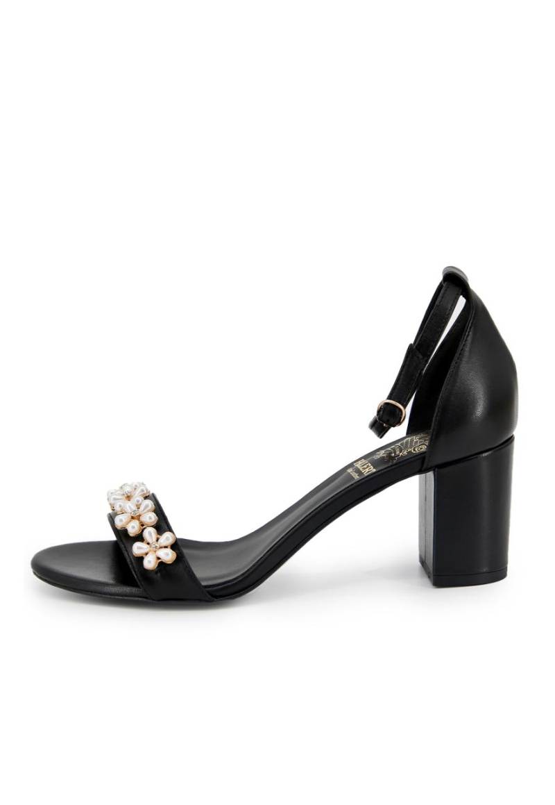 Sandaletten aus Leder Modell 5250 Schwarz Schuhgröße: EUR 41 von Hollert