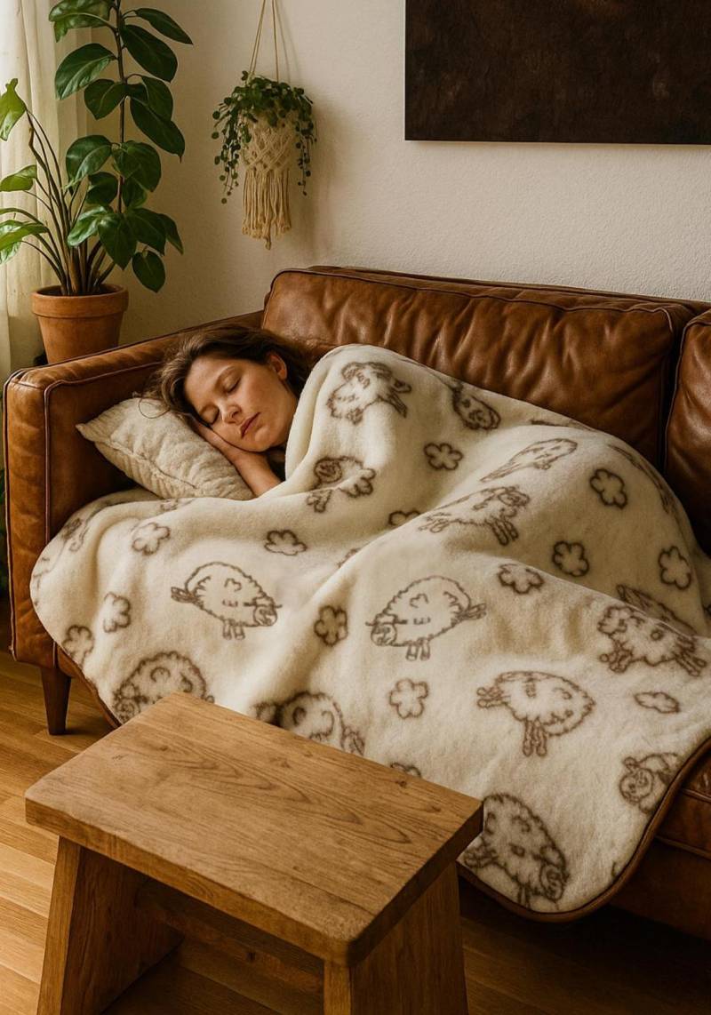 Wolldecke Aries: Pure Merinowolle für kuschelige Momente Größe: 140 x 200 von Hollert