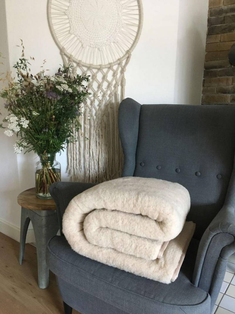 Wolldecke Merino Farbe: Beige | Größe: 160 x 200 Wolldecke Merino Farbe: Beige | Größe: 160 x 200 von Hollert